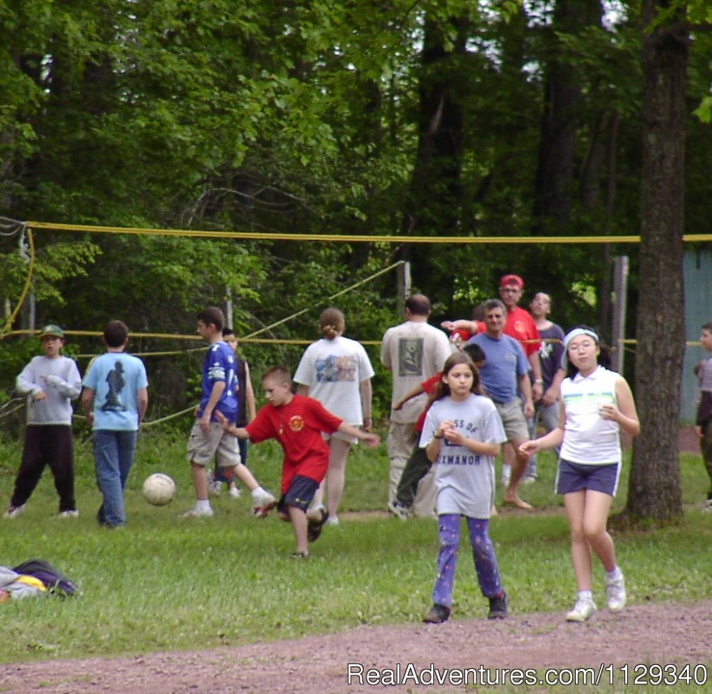 Volley Ball Nets at the Adventure Center | Lehigh River Whitewater Rafting in the Poconos PA | Image #26/26 | 