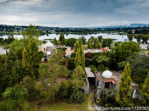 Mexican Home Cooking School - Casa Carmelita - From Above