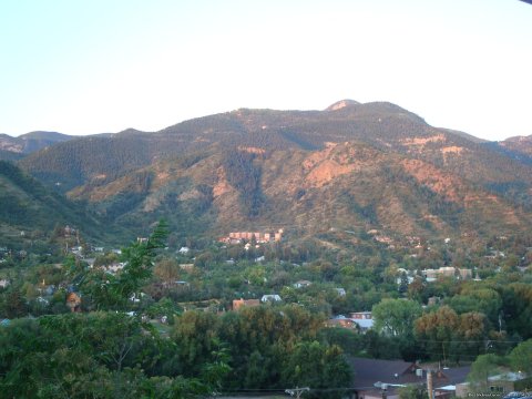 THIS IS YOUR VIEW FROM THE DECK OF THE HOUSE