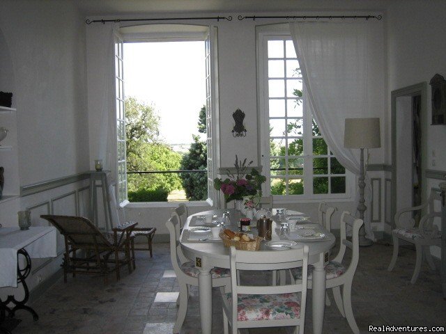 Dining room | 18th Century Huchepie Manor Organic B&b | Image #2/5 | 