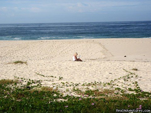 Beach out front