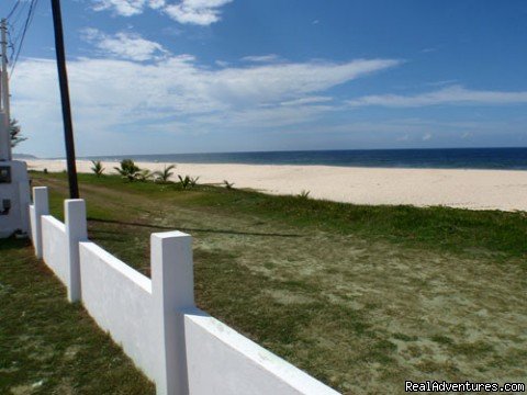 Beachfront house