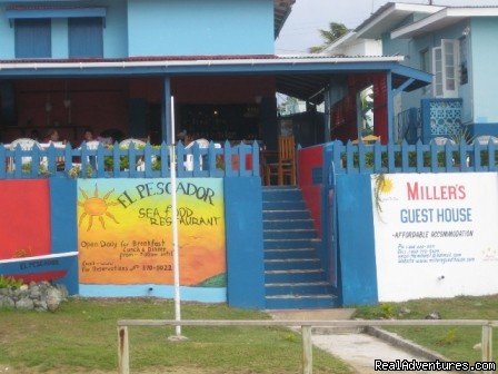 Front of restaurant and Guesthouse | Miller's Guesthouse Tobago W.i | Buccoo Point, Trinidad & Tobago | Vacation Rentals | Image #1/6 | 