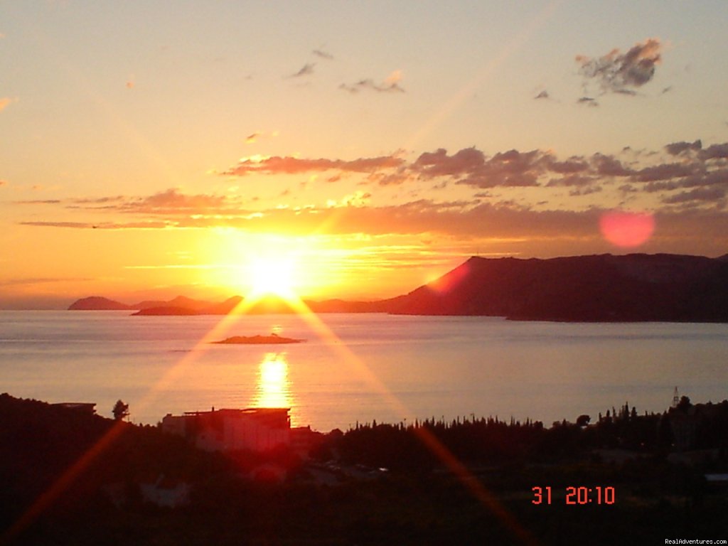 Evening sunsets with a glass of wine, just imagine | Ap Arte-Stunning view fam house in Cavtat | Cavtat, Croatia | Vacation Rentals | Image #1/2 | 