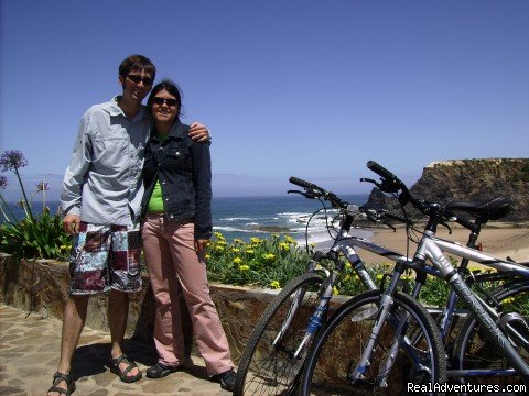 Guests on last day of a coastal tour, smile everyone!