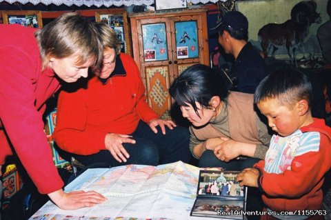 Guests visited local family