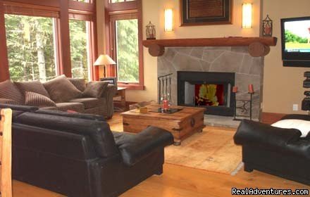 A Cozy Fireplace | Aloha Whistler Accommodations | Image #7/7 | 