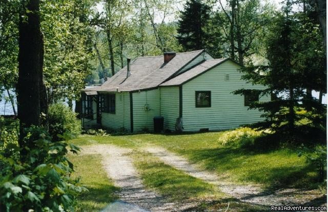 Back View | Rangeley Lake, Private Waterfront Cottage | Image #3/9 | 