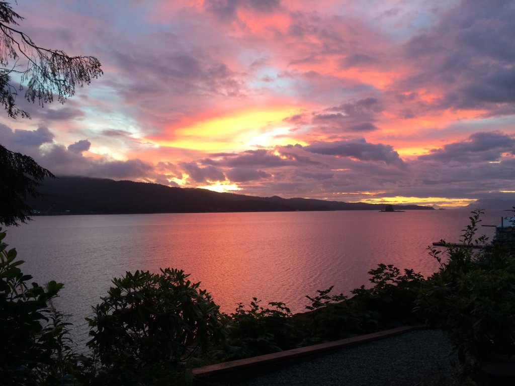 Evening Sunset At The Black Bear | Ketchikan's Finest Waterfront Vacation Rentals | Image #11/11 | 