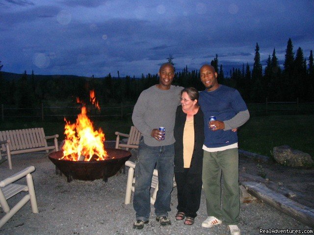 Fire Pit | Cheechako Cabins, your Rocky Mountain Getaway | Image #4/8 | 