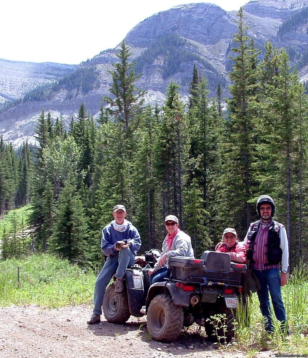 One of the many stops for off hwy vehicles | Cheechako Cabins, your Rocky Mountain Getaway | Image #6/8 | 