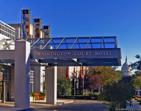 Front Entrance with US Capitol Building in Background