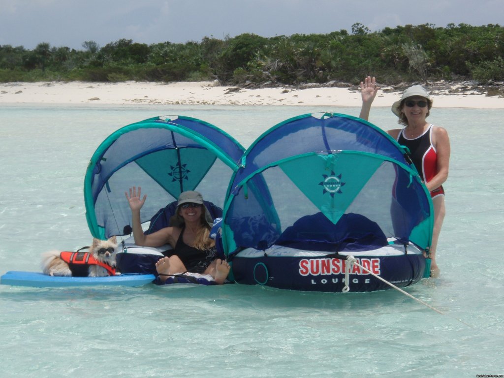 Enjoynig the water | Exuma Blue-Ocean View  from Jaccuzi Tub in Bedroom | Image #20/20 | 