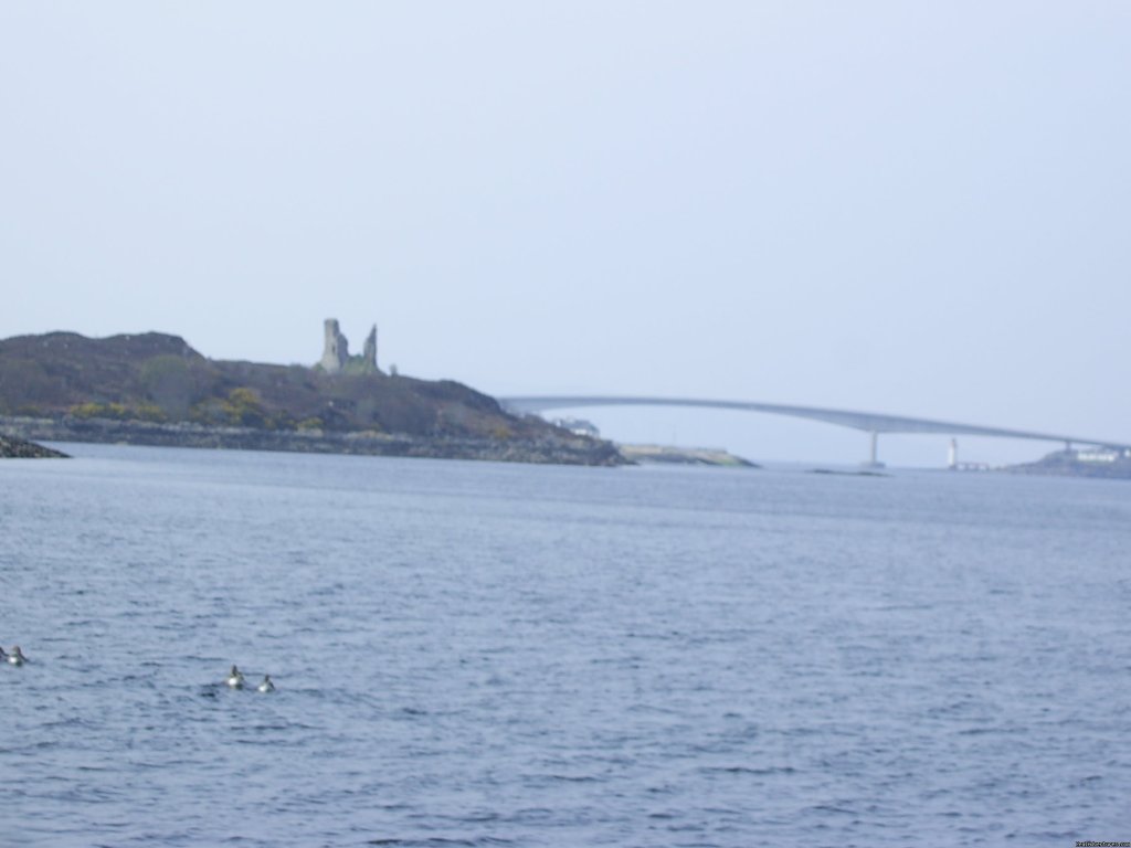 View from Kyle of Lochalsh across Loch to Skye Bridge | Highland Bed And Breakfast In Beautiful Surroundin | Image #2/5 | 