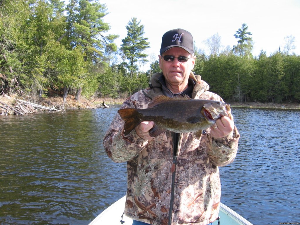 Smallie | Slippery Winds Wilderness Lodge, Yoke Lake Nw Ont. | Image #2/14 | 