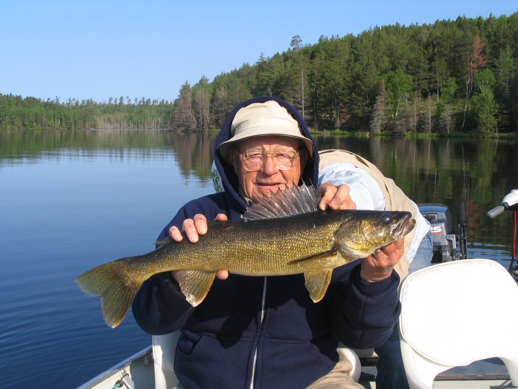 Nice walleye | Slippery Winds Wilderness Lodge, Yoke Lake Nw Ont. | Image #7/14 | 