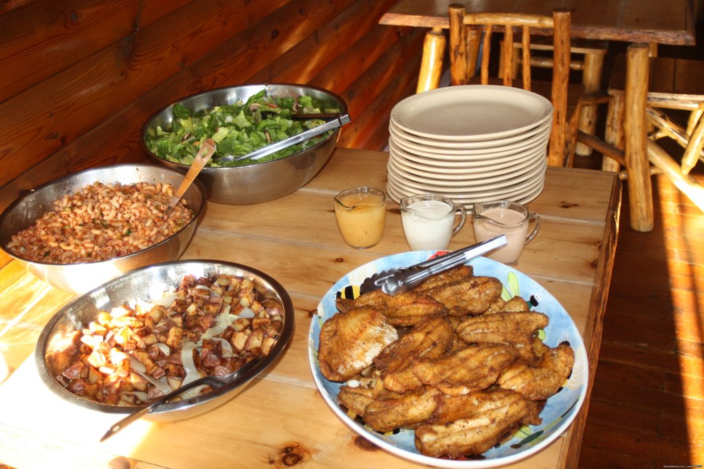 Dinner is Served! | Slippery Winds Wilderness Lodge, Yoke Lake Nw Ont. | Image #12/14 | 