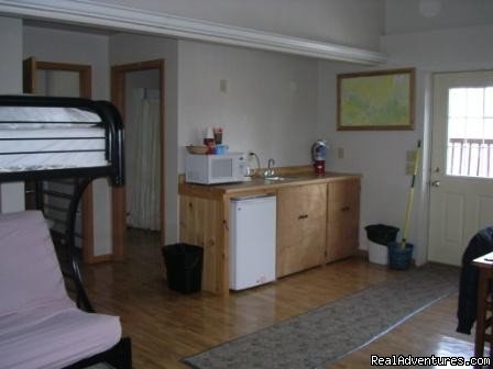 Kitchenette of Upper Loft unit | Overnight Lodging - Boundary Waters Canoe Area | Image #2/7 | 