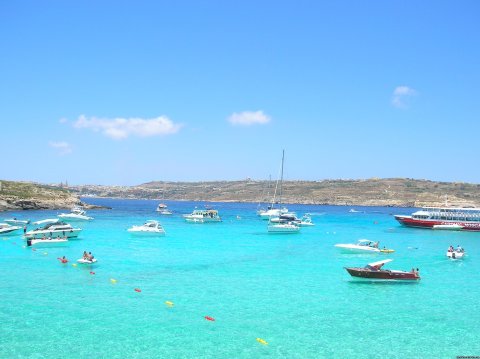 The Blue lagoon in Comino