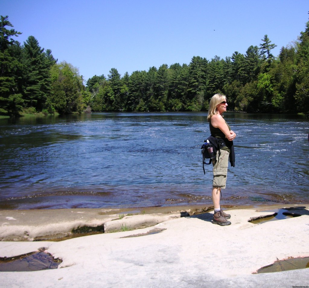 private beach along river  | Hiking Adventures in Vermont | Killington, Vermont  | Photography | Image #1/11 | 