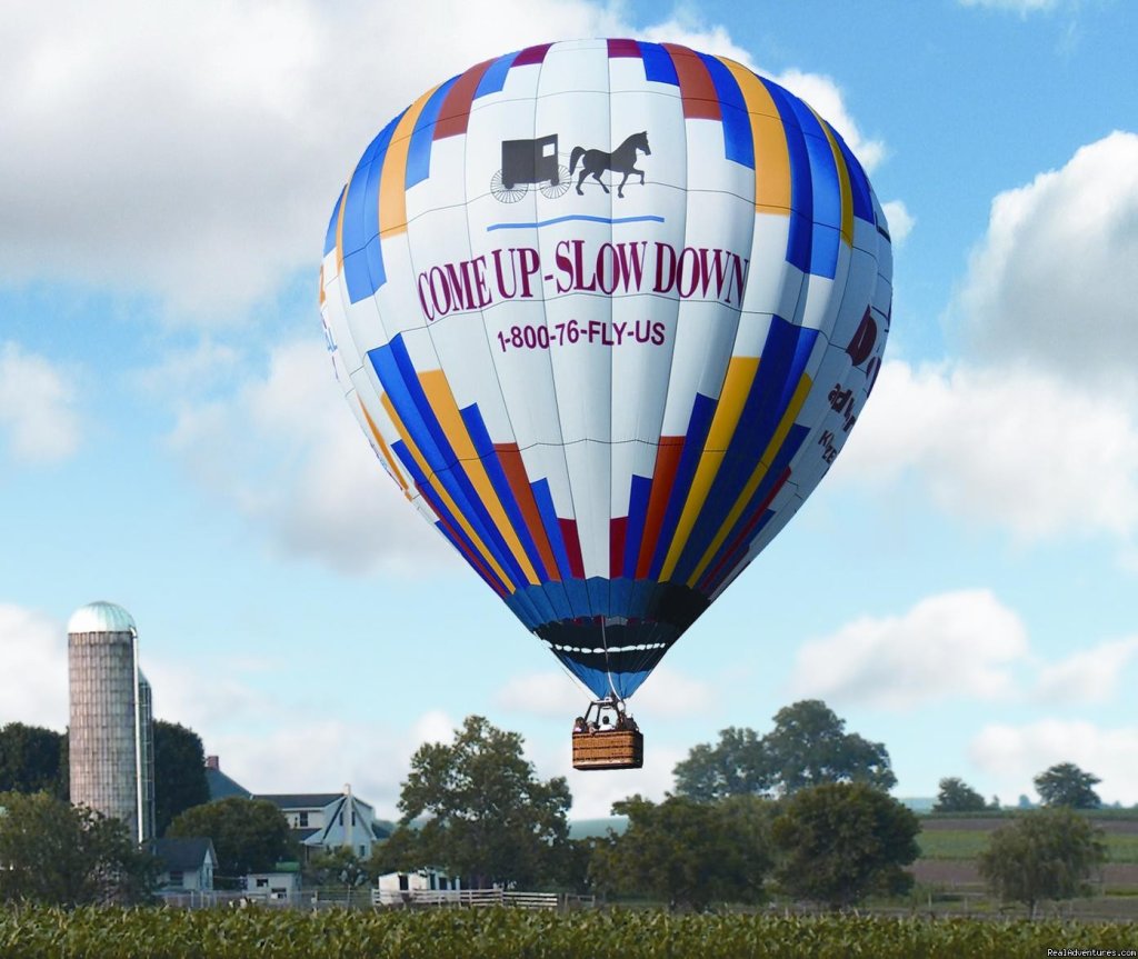 Flagship Balloon | Sunrise and Sunset Hot Air Balloon Rides | Pottstown, Pennsylvania  | Hot Air Ballooning | Image #1/6 | 