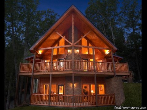 Cabin at Night