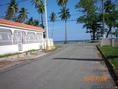 Entrance And Tropical Beach(view Fron The House) | Tropical Beach Rental Home Steps From The Beach | Naguabo, Puerto Rico | Vacation Rentals | Image #1/15 | 