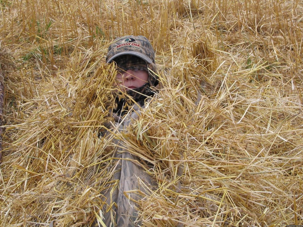 My wife Patti enjoying a day afield | World Class Waterfowl Hunting Alberta | Image #6/25 | 