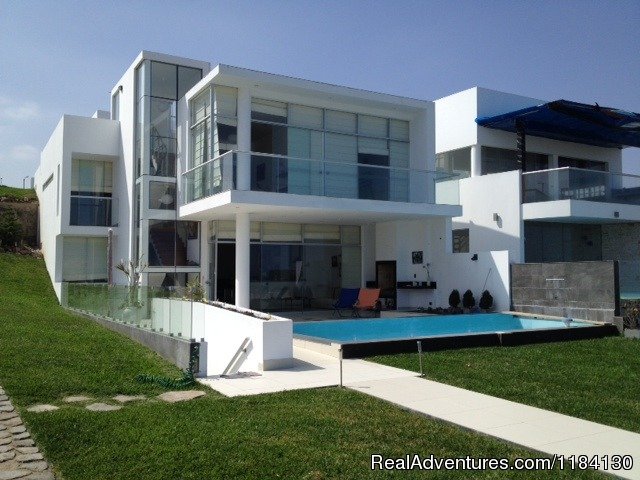 Front View | Brand New Beachfront House - Peru (Las Palmeras) | Cerro Azul, Peru | Vacation Rentals | Image #1/8 | 