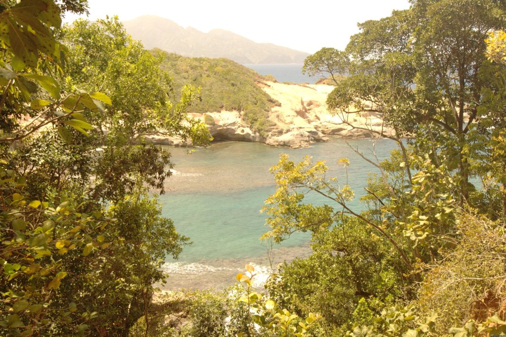 view from front lawn | Historic wooden houses in 25 acres, 2 beaches. | Mahaut, Dominica | Vacation Rentals | Image #1/5 | 