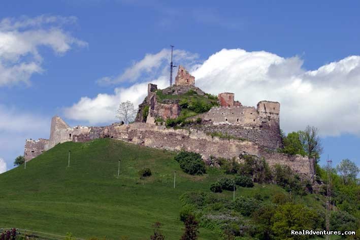 Rupea Medieval Citadel, view from the road | Horse Riding Trips at Calimani Equestrian Centre | Image #5/7 | 