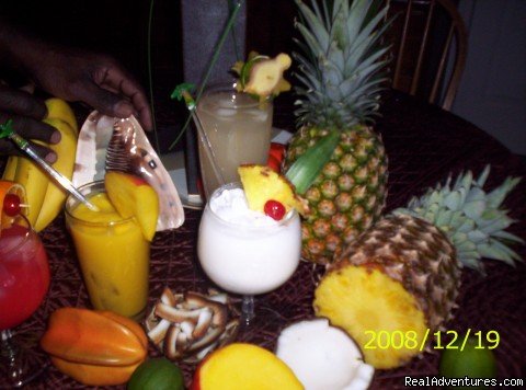 Tropical mixed Cocktails