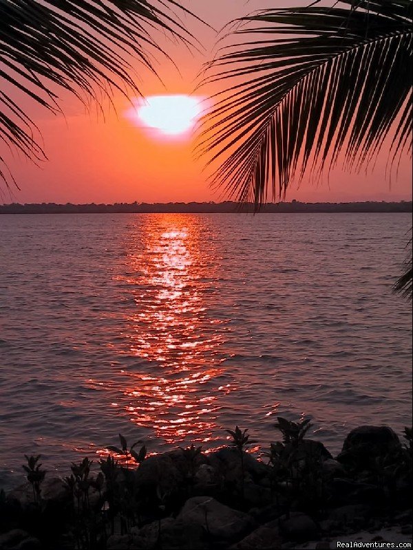 Maya Beach Lagoon Sunset/overlooking the Maya Mountains | Treetop Retreat- An Elemental Belizean Experience! | Placencia, Stann Creek, Belize | Vacation Rentals | Image #1/7 | 