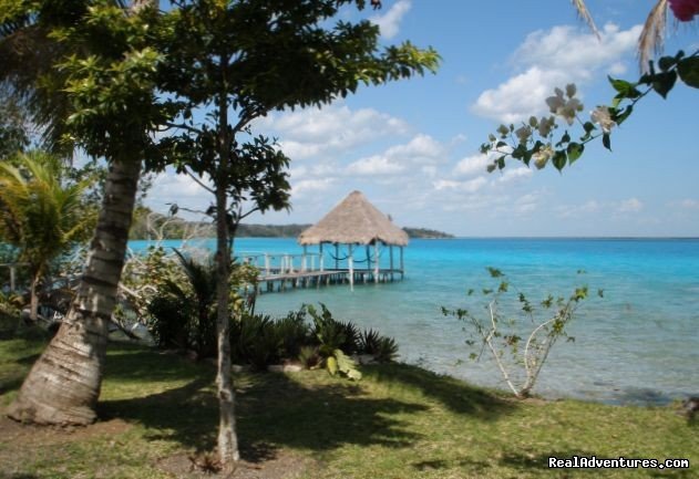 View of Laguna Bacalar | Romantic Tropical Getaway,Casa Estrella de Bacalar | Image #7/18 | 