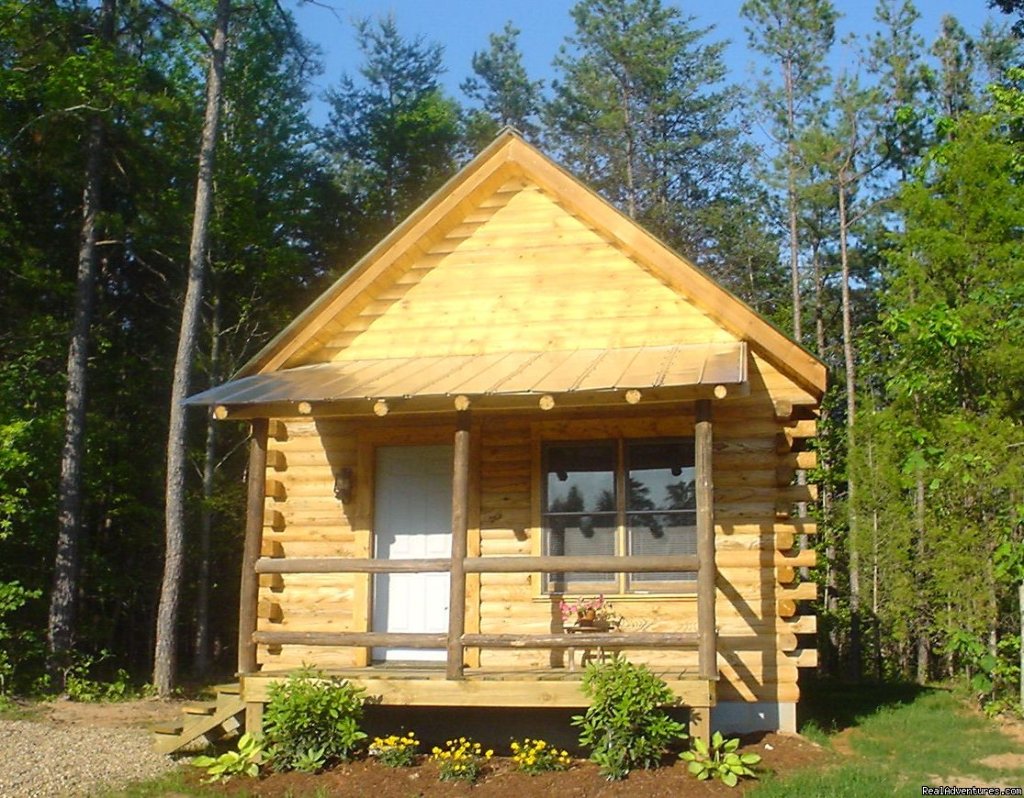 Log Cabin, Lodging | Shangrila Guest Ranch, VA - NC Horseback Riding | Image #2/7 | 