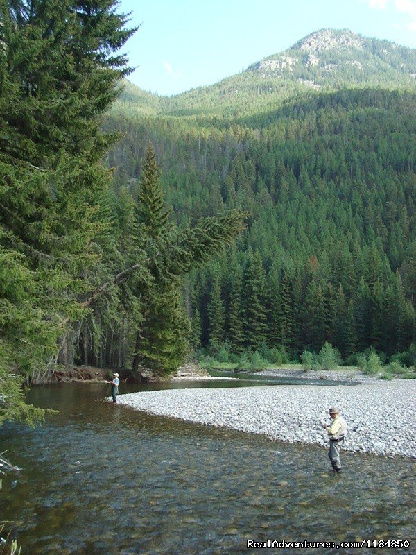 Fishermen on the Boulder | Hawley Mountain Guest Ranch Vacation | Image #15/16 | 