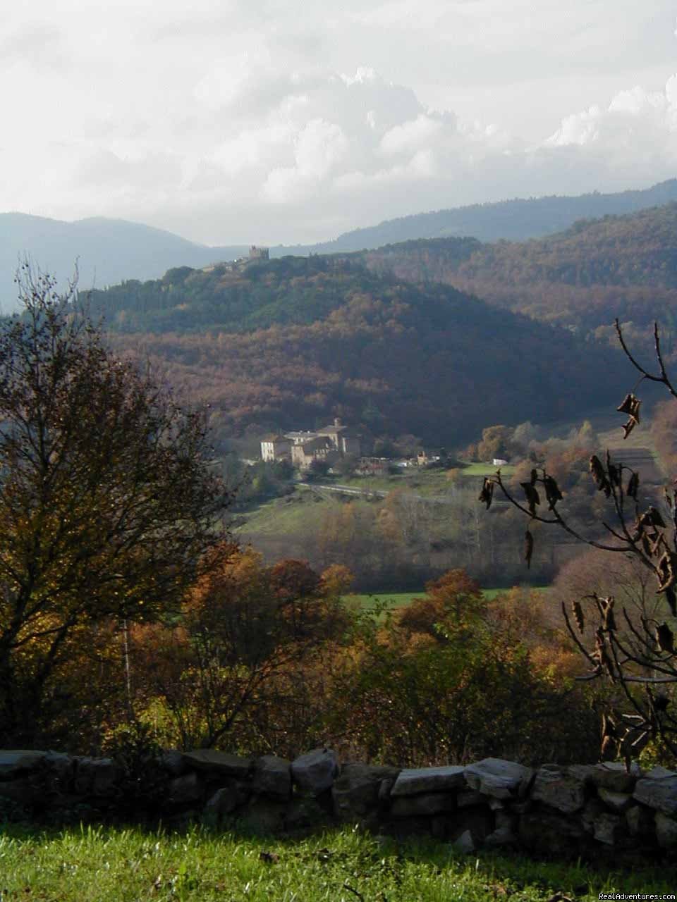 classic view of the valley and Sorbello Castle | Mountain Bike from your front door in Umbria! | Image #13/15 | 