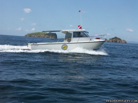 Top notch dive boat Lady Blue