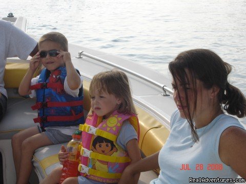 2 litttle ones going for the boat ride with mom... | Parasailing In Historic Cape May, N.J. with E.C.P | Image #7/14 | 