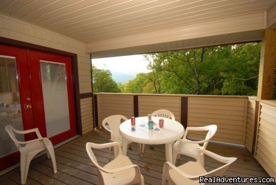 Chairs on Deck | High Tower Chalet - Soak in Serenity  | Image #3/7 | 