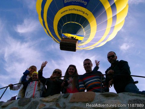 Balloon just after take off