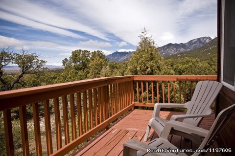 Private balcony off Luxury Suite in Main House