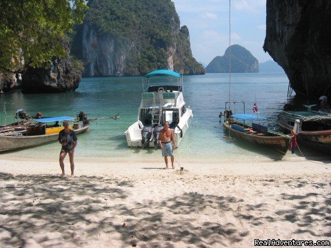 Diving at Phi Phi in Krabi, Thailand