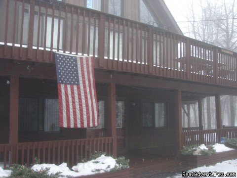 wrap around deck | Charming Chalet with HUGE Deck | Image #2/21 | 