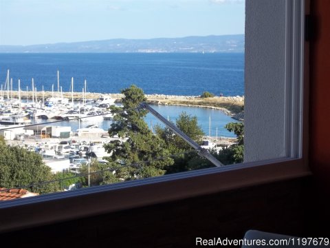 Sea view from apartment