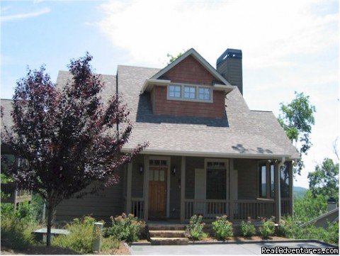 Bear's Den Front View Near Amenities in Big Canoe | Bear's Den Luxury Home Rental in Big Canoe | Jasper, Georgia  | Vacation Rentals | Image #1/13 | 