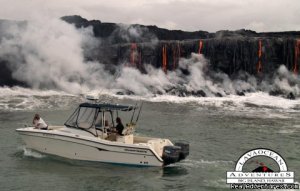 Hawaii Volcano Tour by boat  to view active lava | Big Island, Hawaii Cruises | Great Vacations & Exciting Destinations