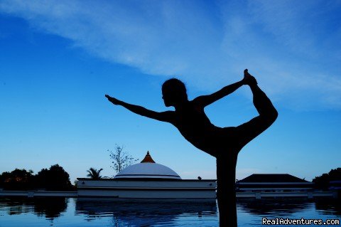 Yoga by the pool | Pilates Reformer Bootcamp Holidays | Image #2/6 | 