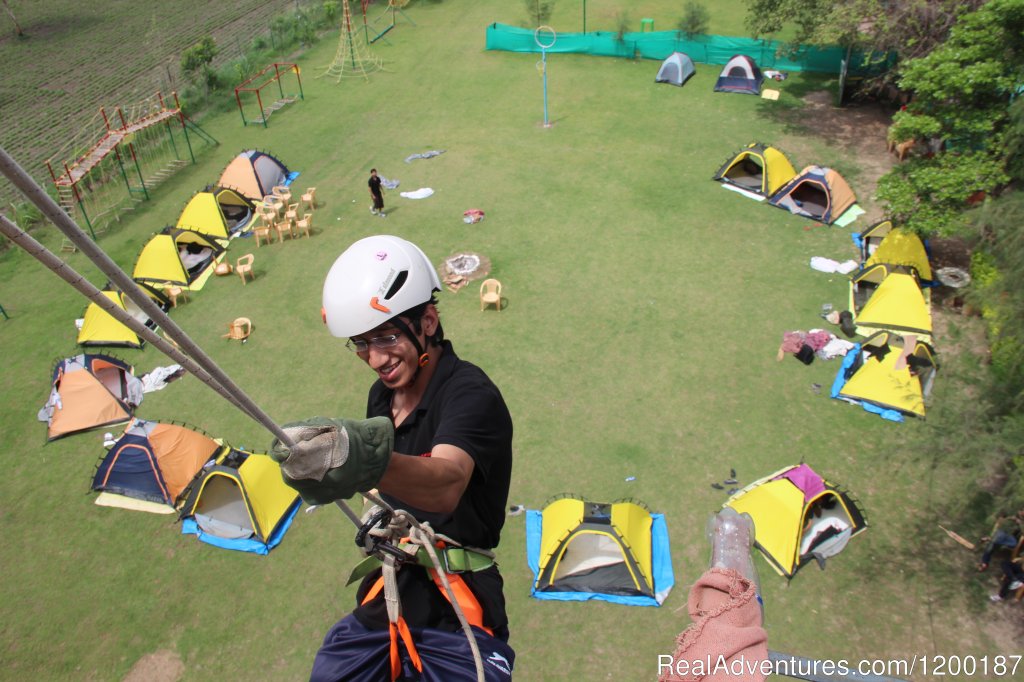 Rappelling at Safari Adventure Park | Rappelling | Indore, India | Rock Climbing | Image #1/3 | 