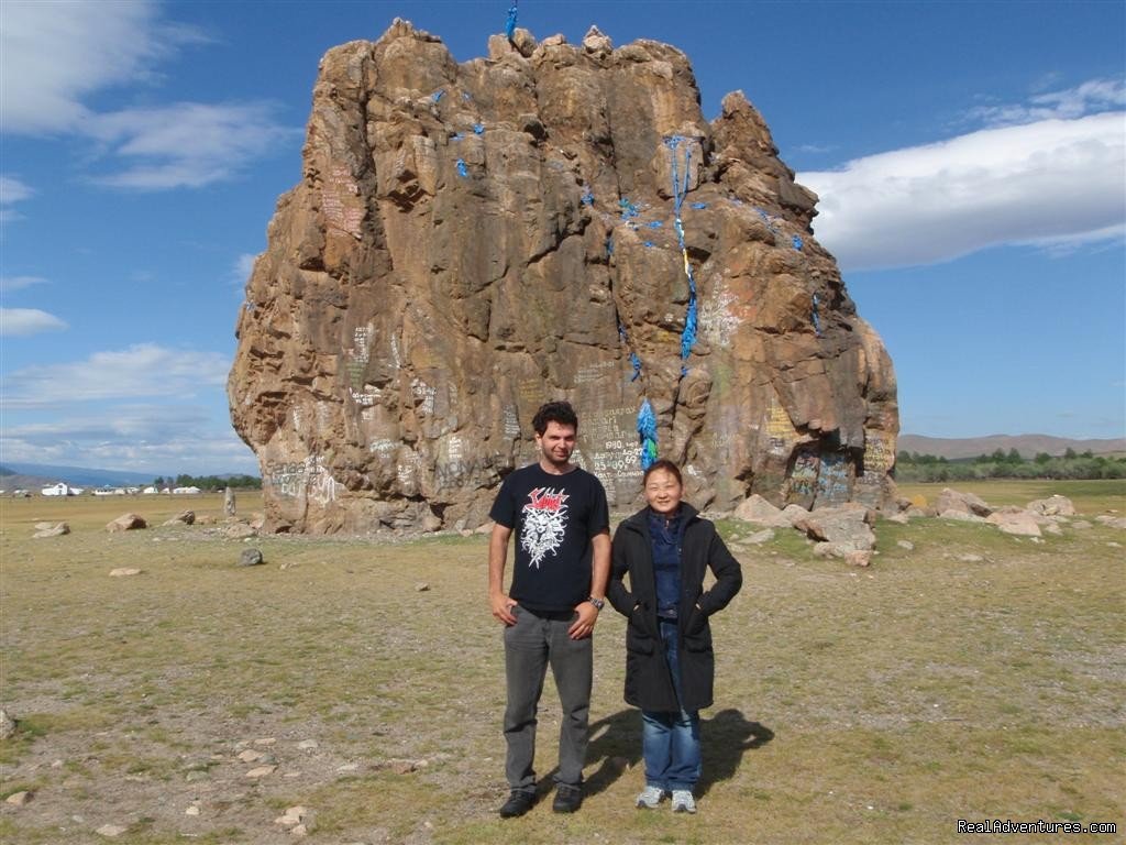 in front of Taikhar stone | Travel Buddies Tour Operator | Image #4/8 | 